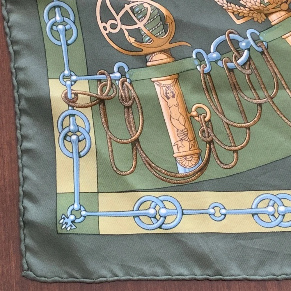 Hermès Cliquetis silk scarf - Picture 4 of 10